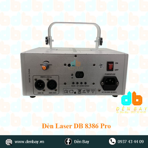 Đèn bay laser 8386 pro